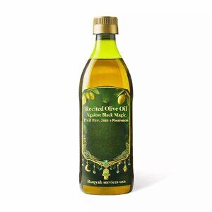 ruqyah recited olive oil against black magic evil eye jinn possession 16.9 oz